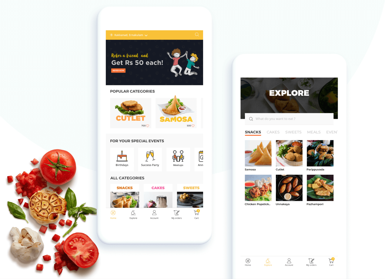 Food delivery app