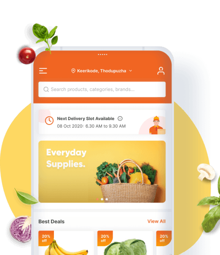 Single or Multi-vendor Mobile App for Grocery Business