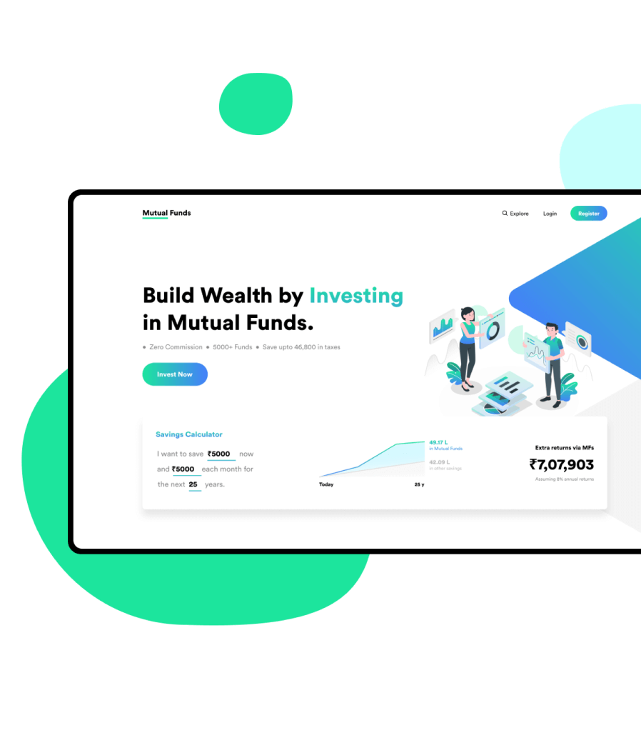 Mutual Fund Website & Mobile App Development for Financial Institutions