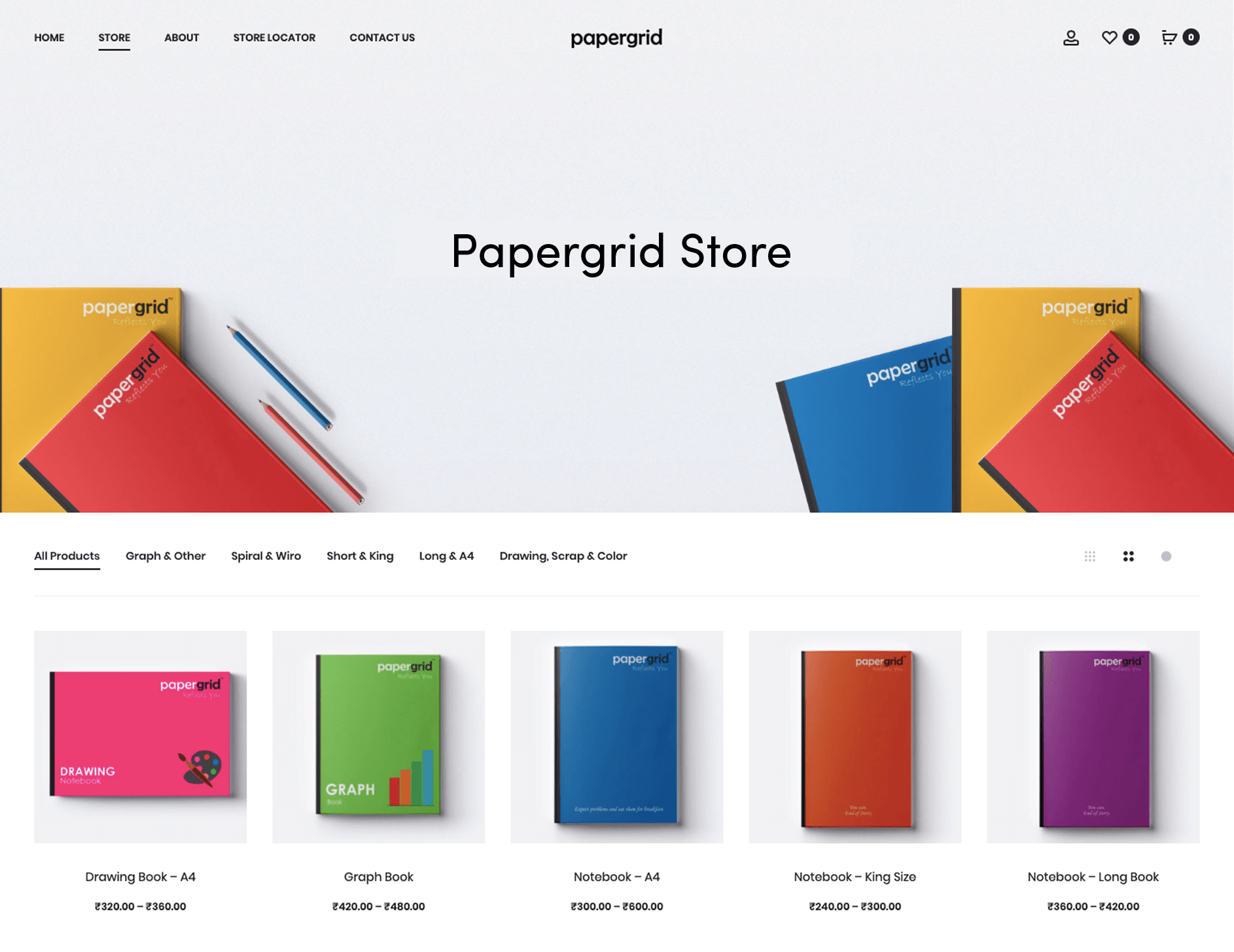Ecommerce website