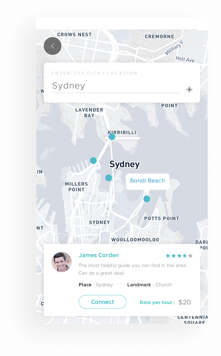 Smart Exchange Navigation Screens