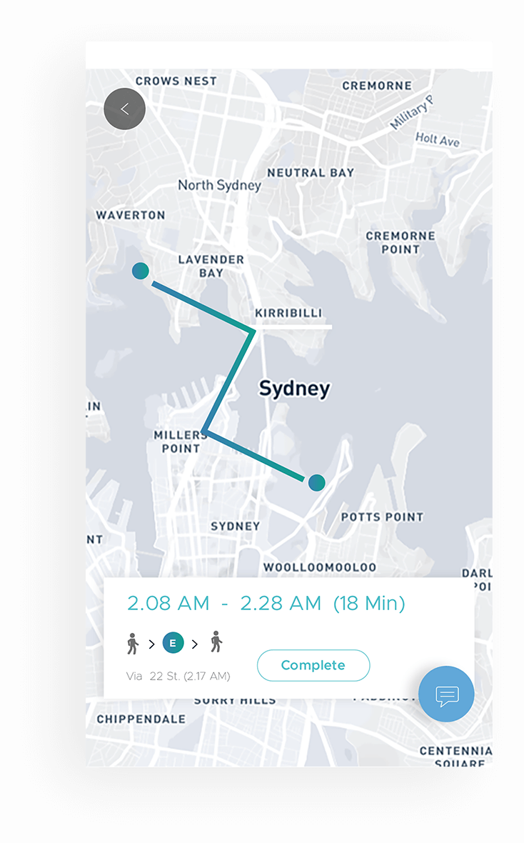 Smart Exchange Navigation Screens