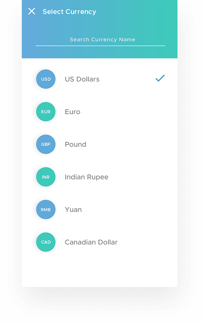 Smart Exchange Navigation Screens